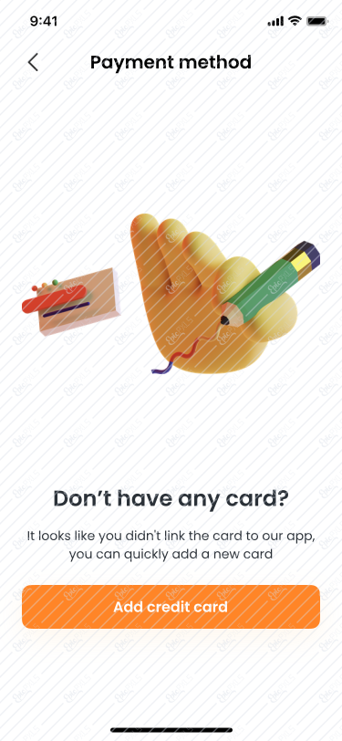 Payment method empty