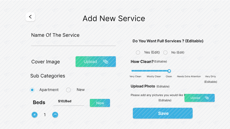admin panel