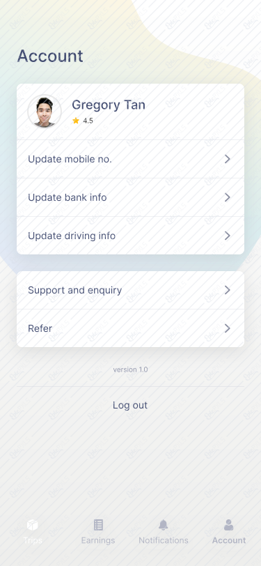 driver account