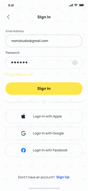 Sign In - Filled