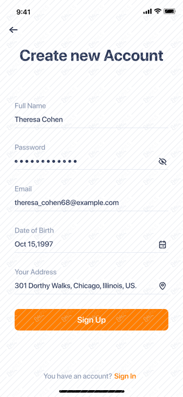 10 .Sign Up