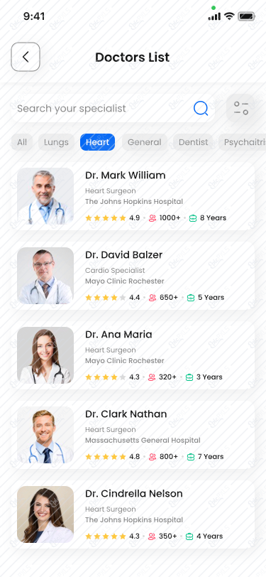 Doctors List