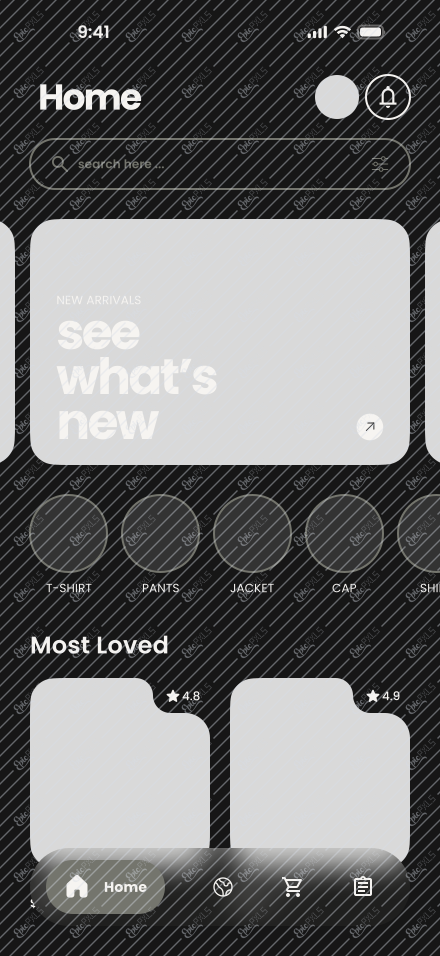 Home Screen