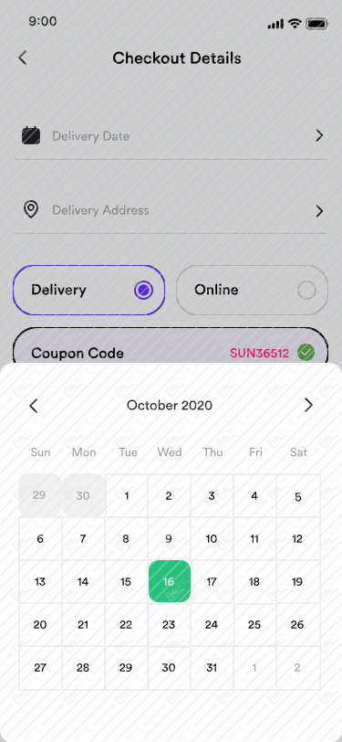 28 Checkout Details