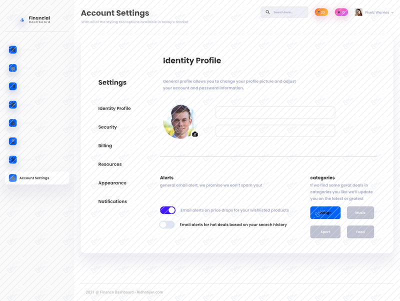 9.4 Account Settings