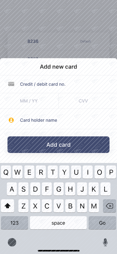 add new card