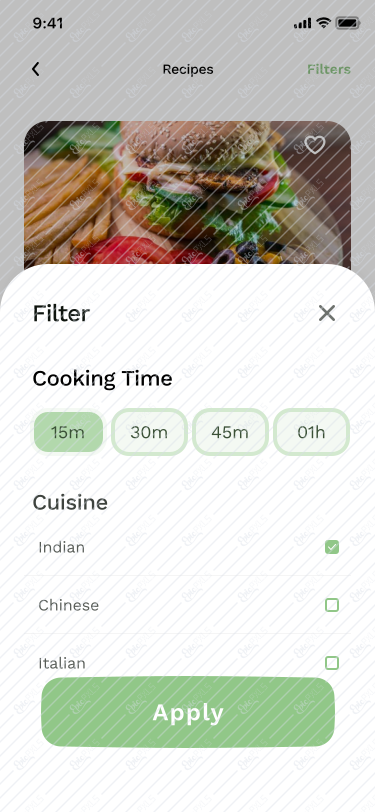Search - All Recipes  (Filter)
