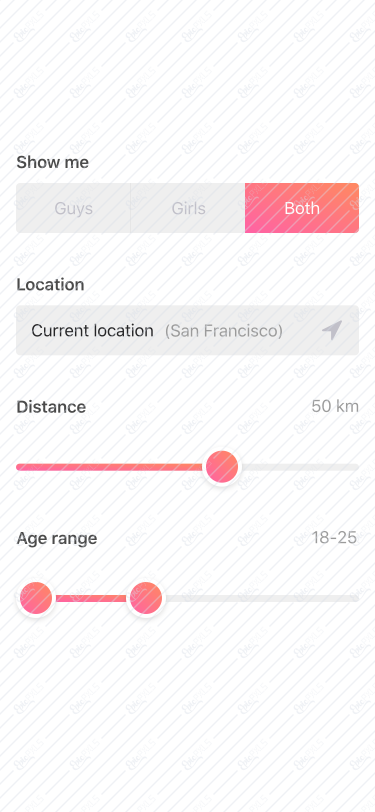 Nearby / Filters