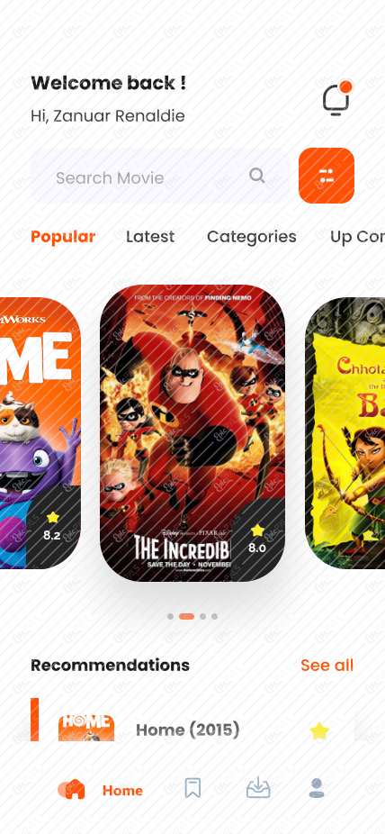 Home And Menu App