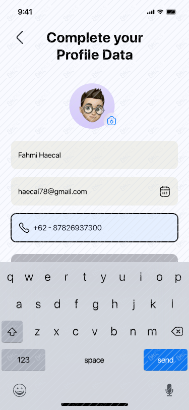 Register your data Input