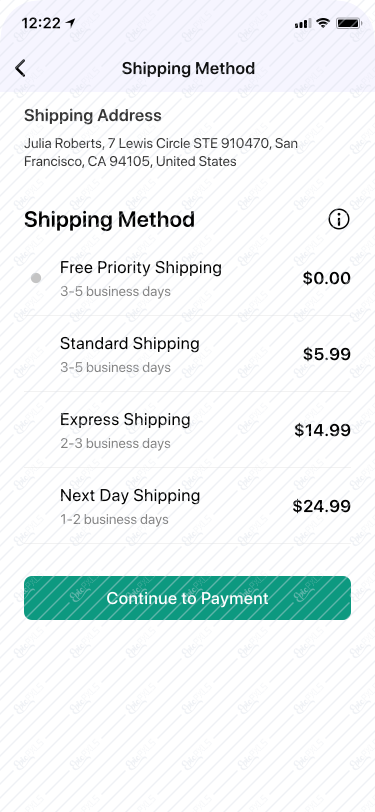 Shipping Method