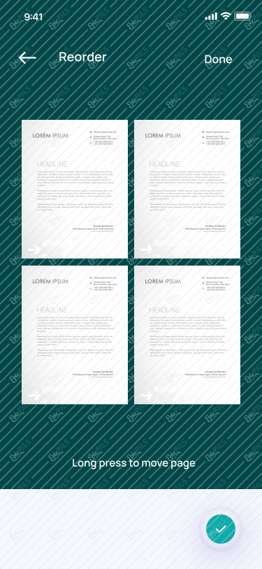 Document Reorder