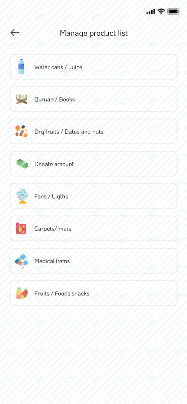 product category