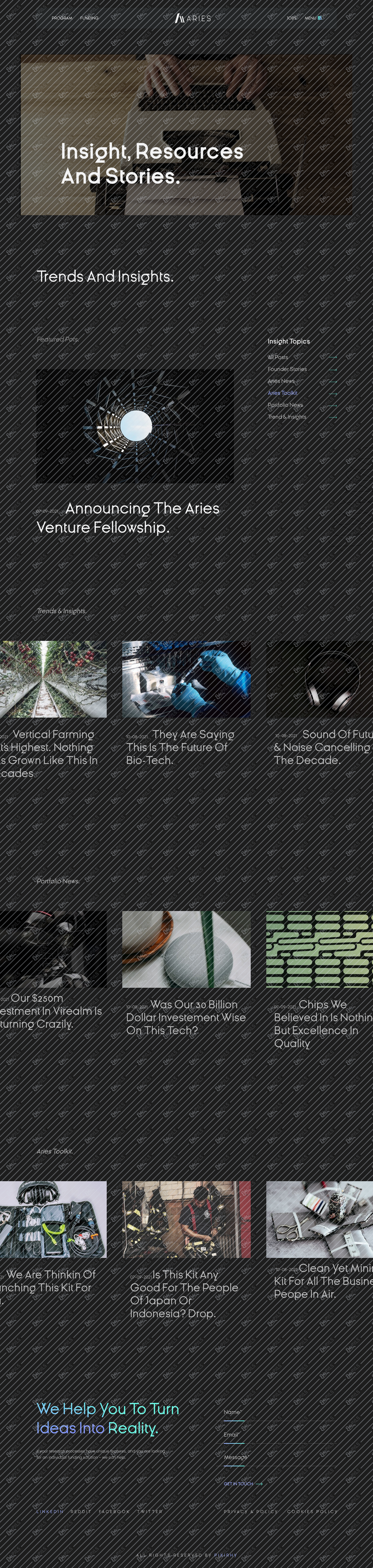 ARIES DAYNAMIC BLOG PAGE