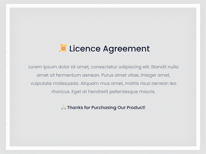 Licence Agreement