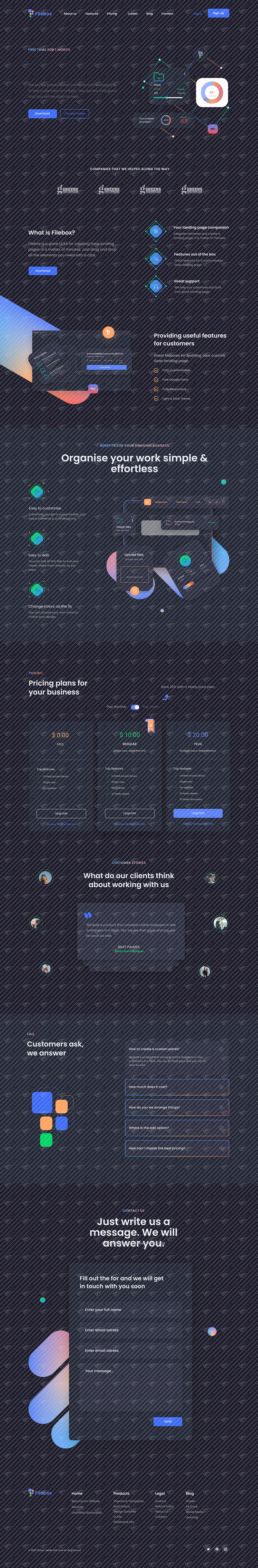 Homepage / Light / Desktop