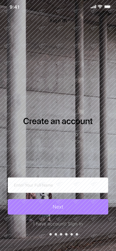 03 - Sign Up Screen