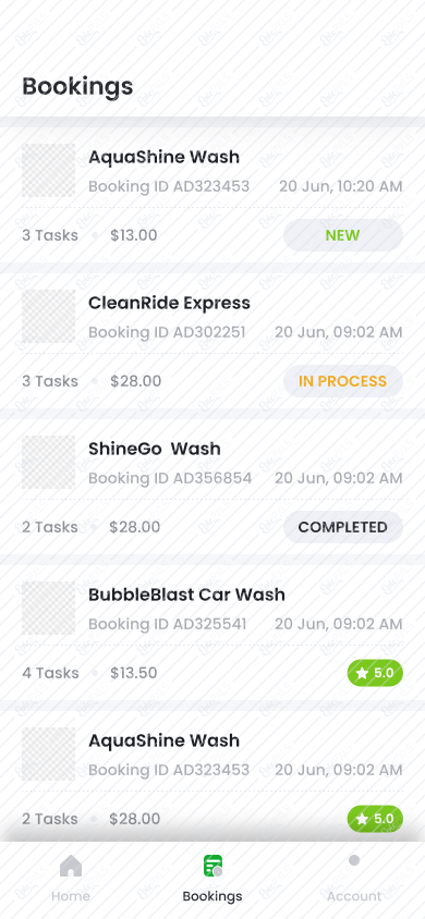 15 Bookings
