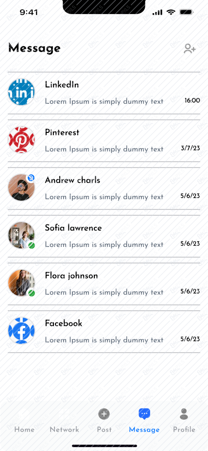 Message Page