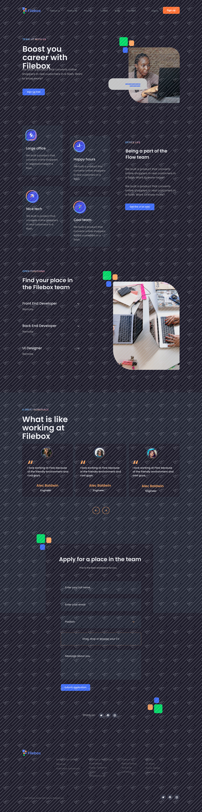 Careers / Light / Desktop