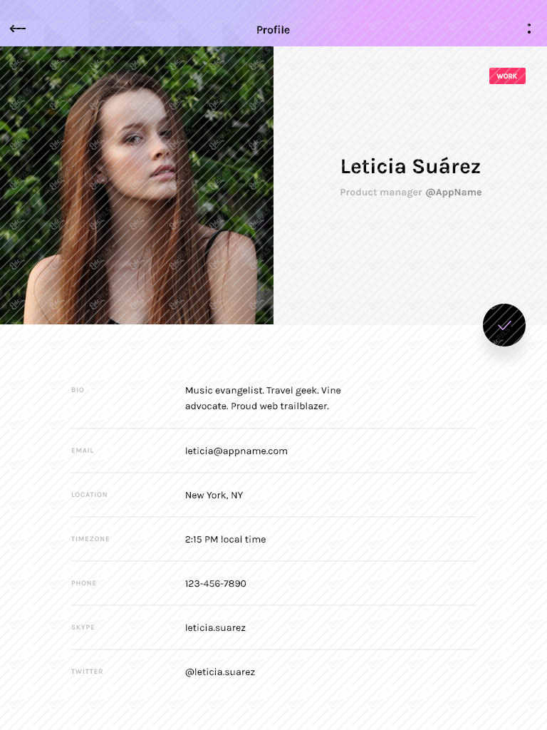 19-Video Call Profile