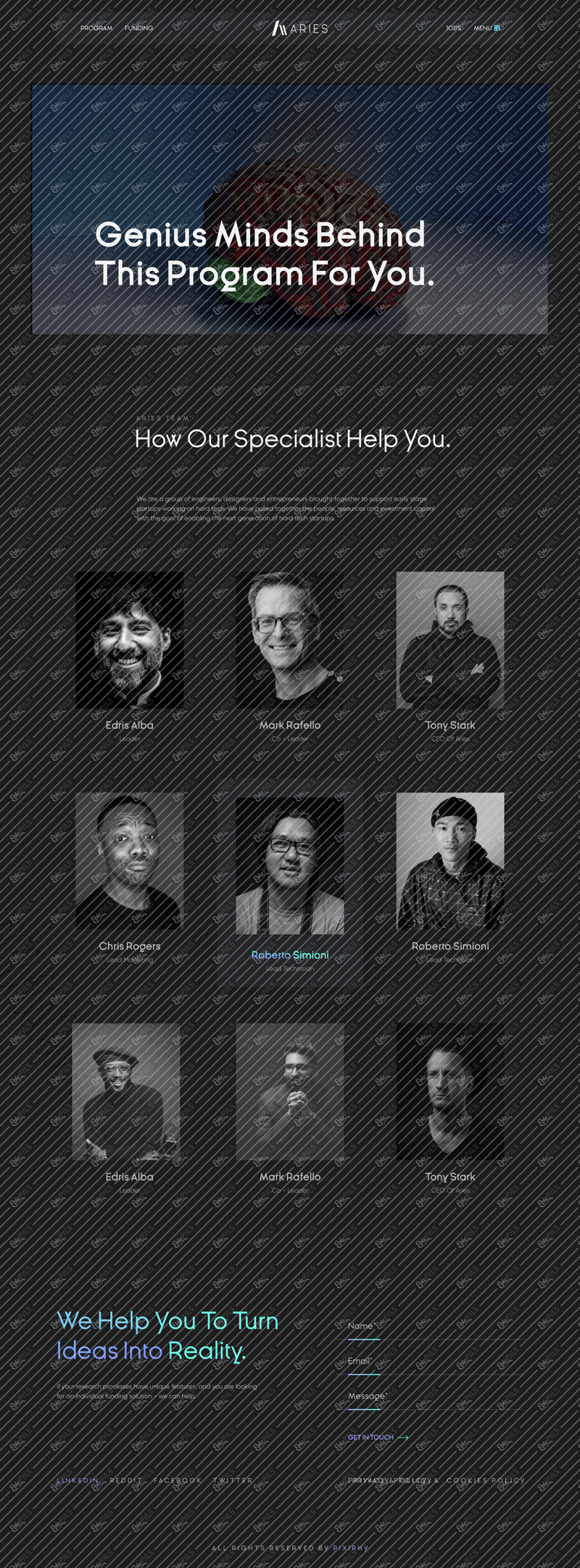 TEAM PAGE