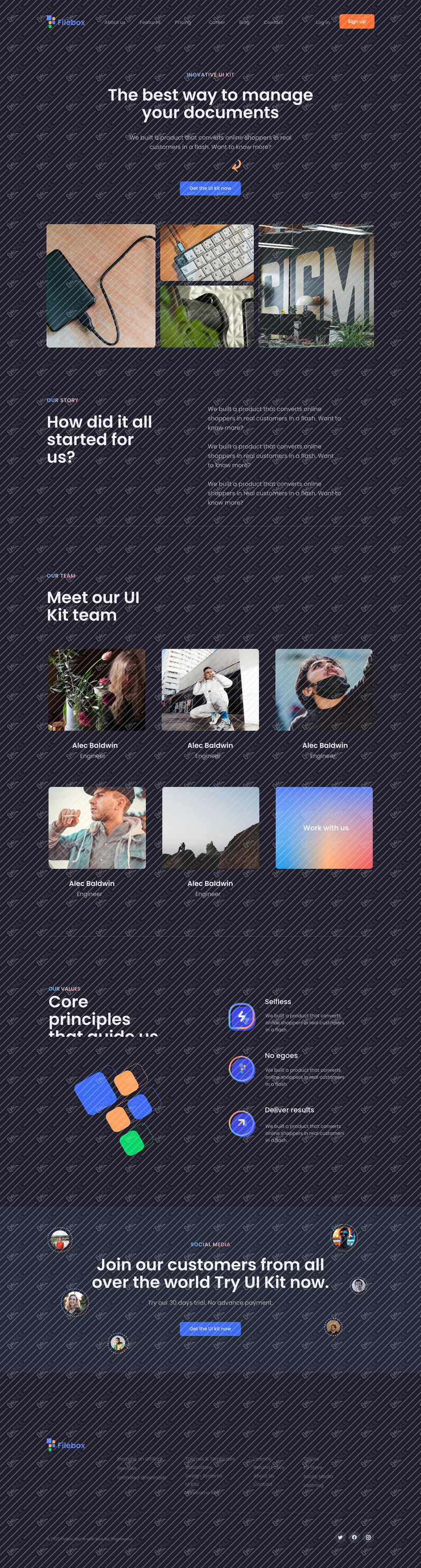 About us / Light / Desktop