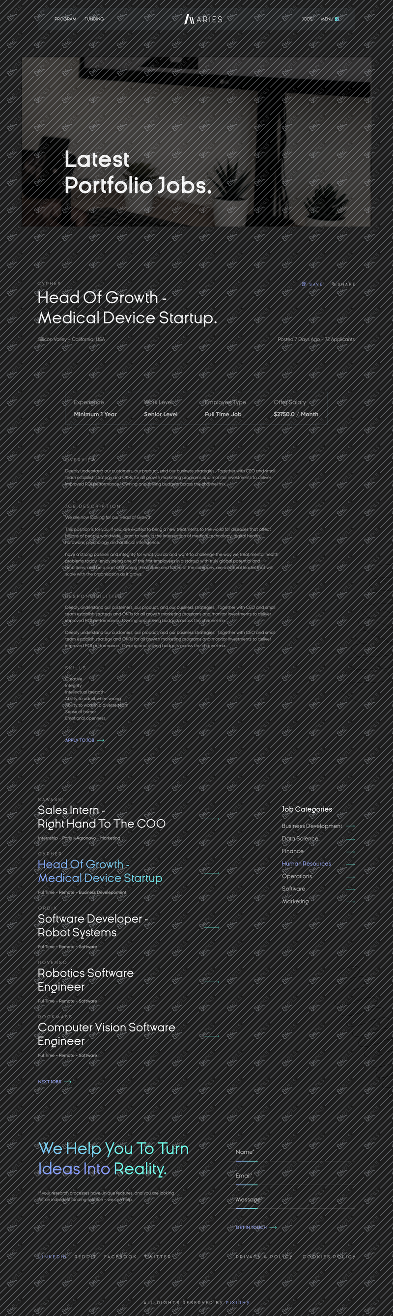 JOB PAGE