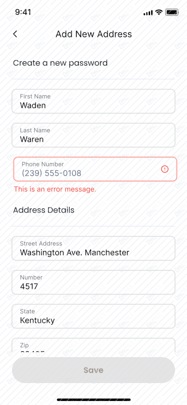 90_Add New Address - input error 3