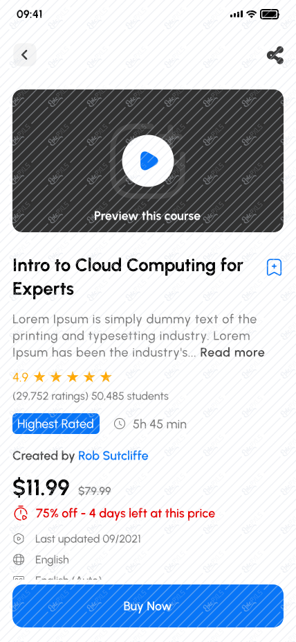 5 Paid Course Detail