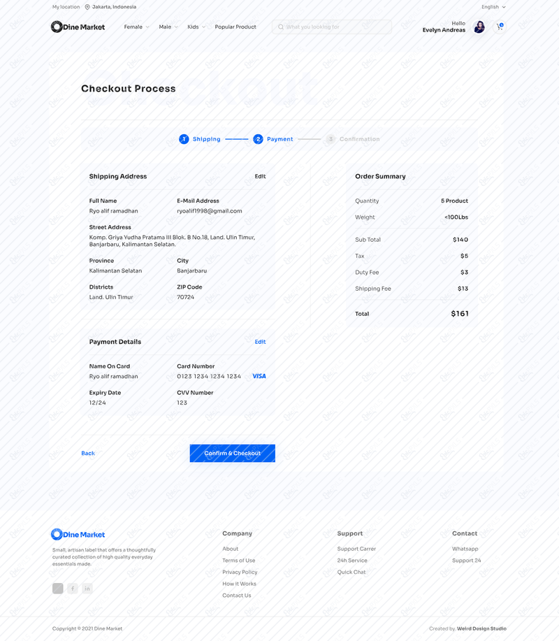 eCommerce-Input Payment Details