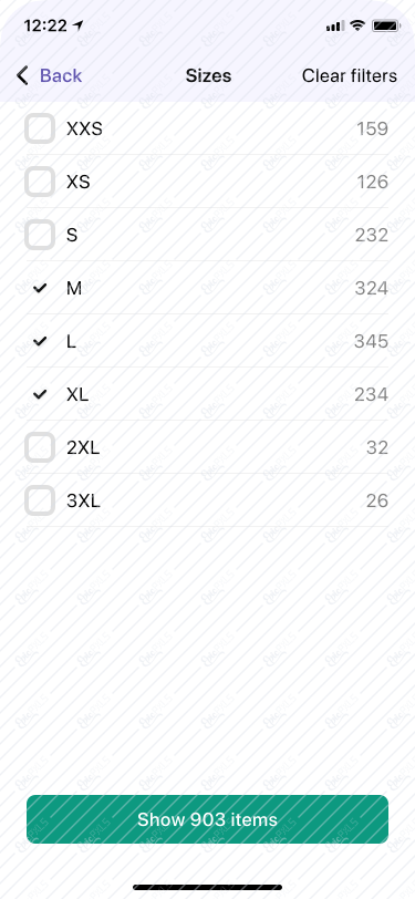 Multi Selection List