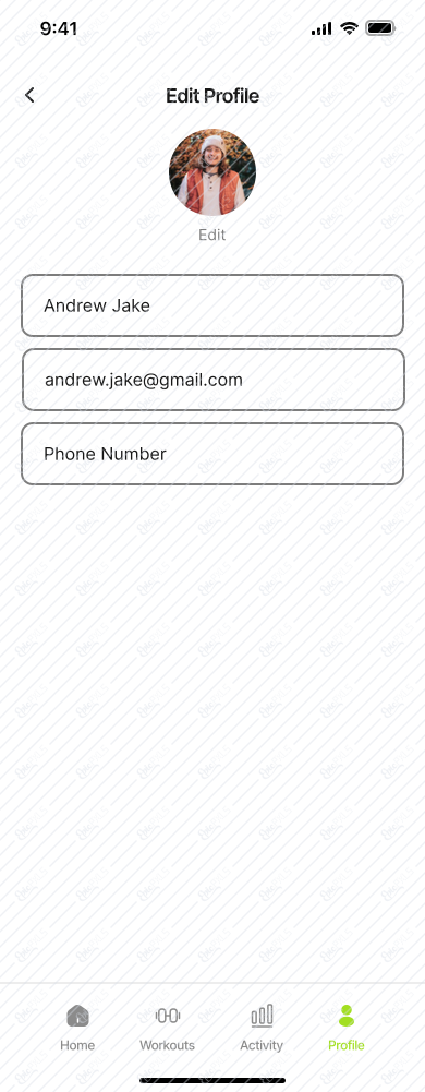 Edit Profile