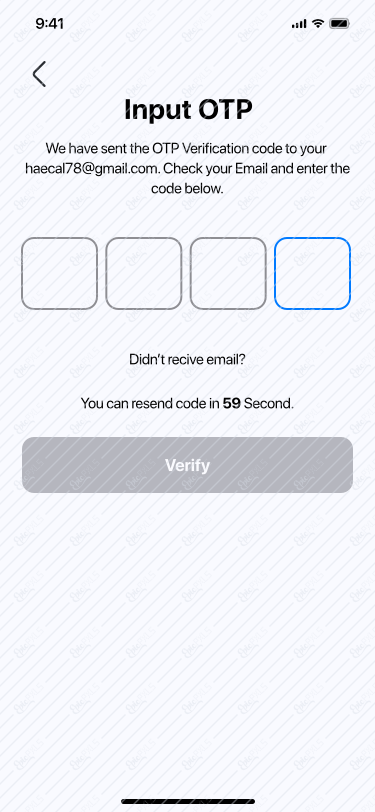 Forgot Password OTP