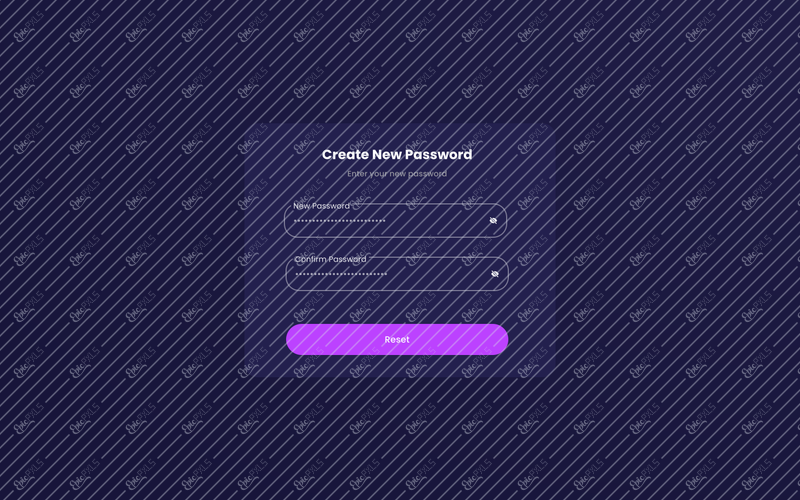 Create new password
