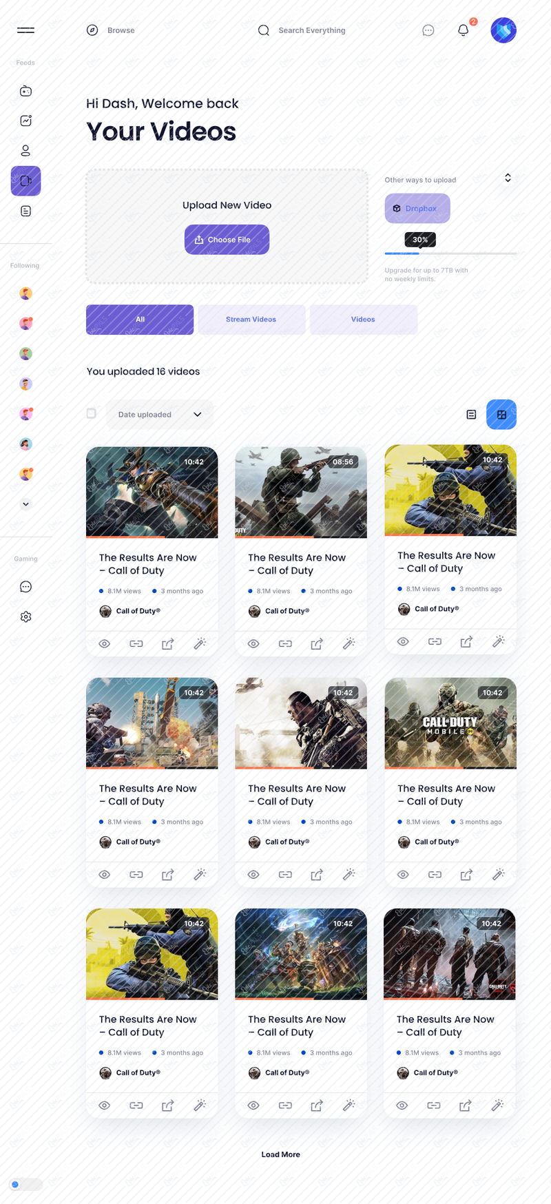 4-Your-Videos-Grid-Tablet-Collapse Menu