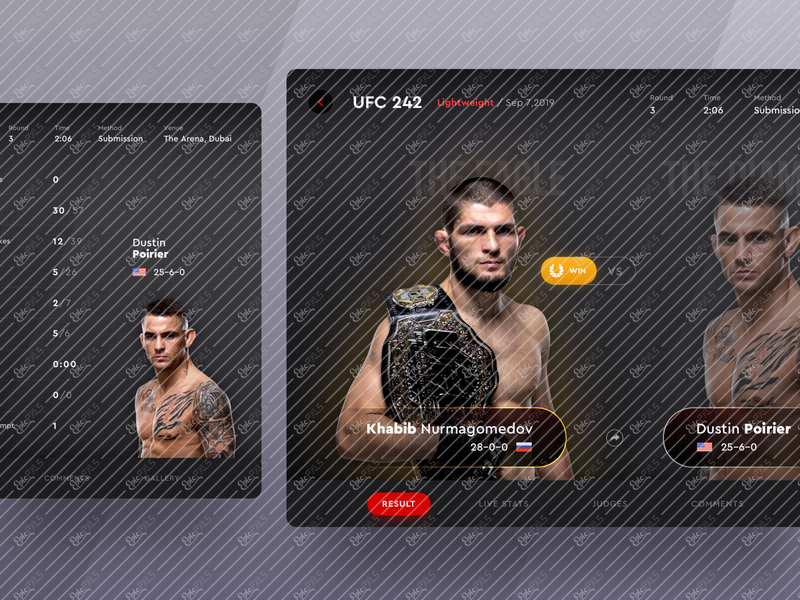 shot ufc