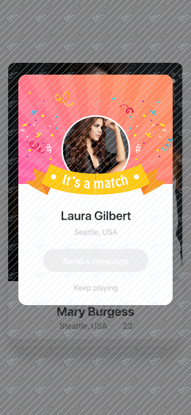 Discover / Popup / Matched