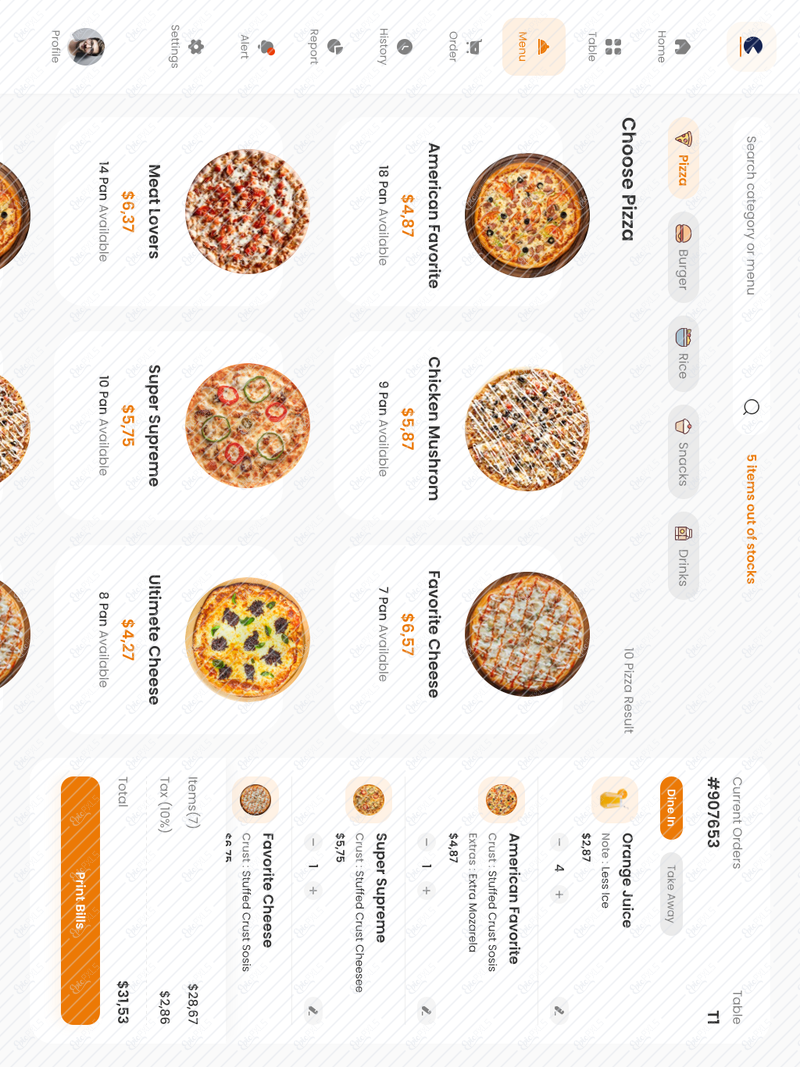 Menus