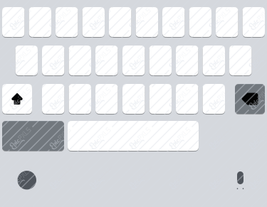 iPhone X/Keyboards/Light/Lowercase