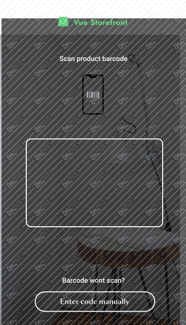 B2B QR code scanner