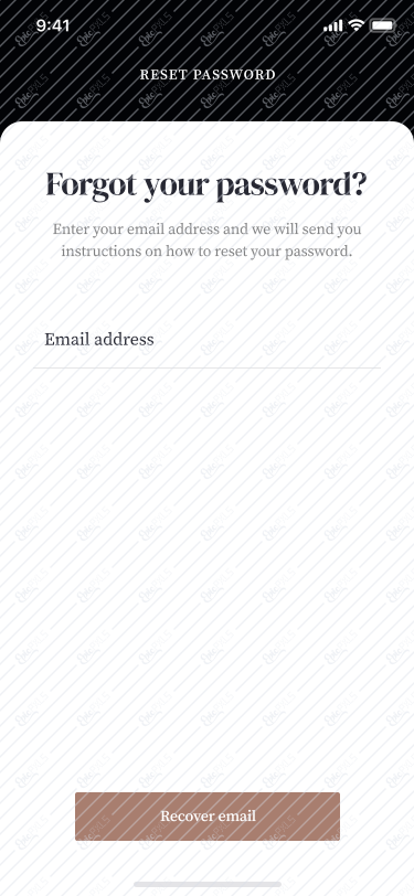Forgot password