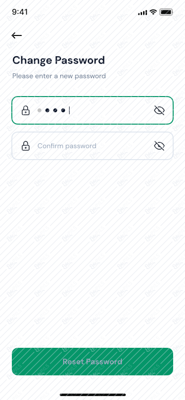 4.4 Change Password - Dark
