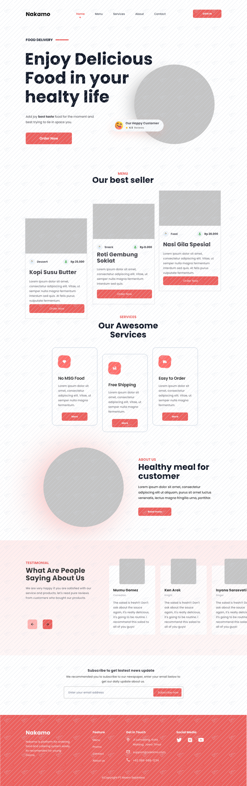 Landing Page -- Style 1