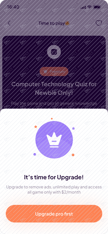 Quiz Detail - Premium