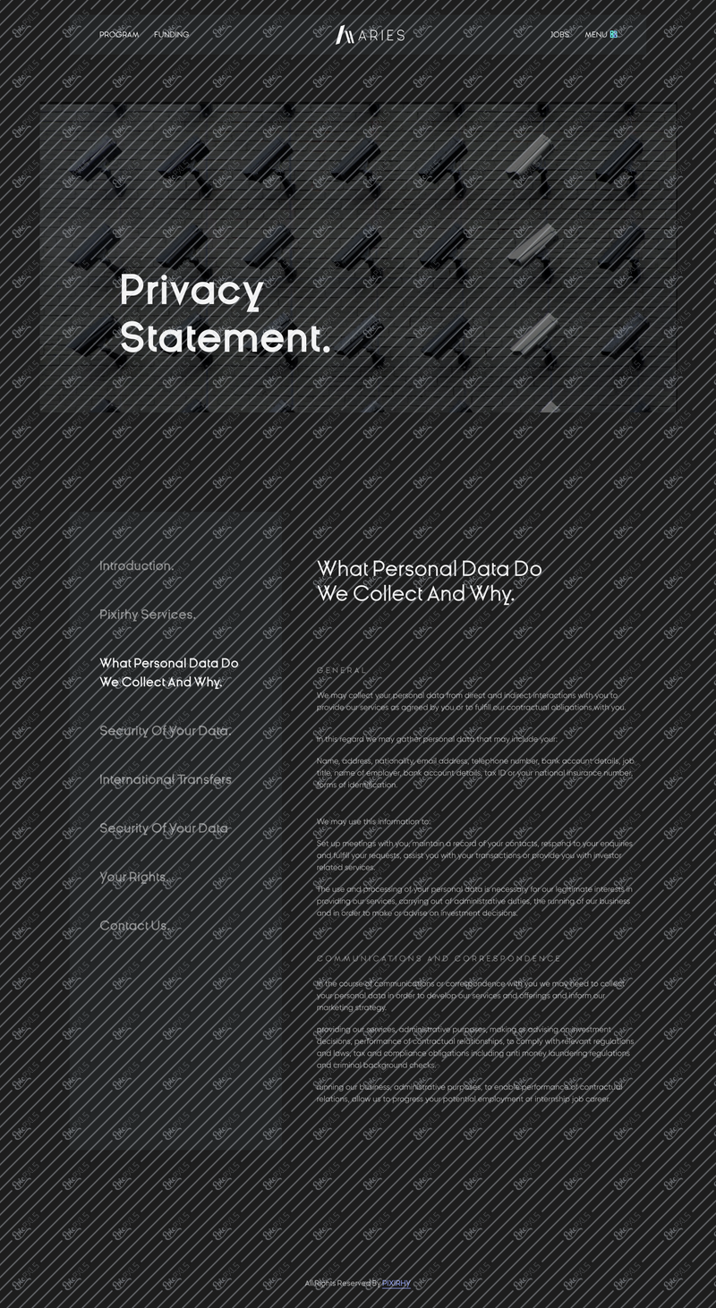 TERMS & CONDITION PAGE