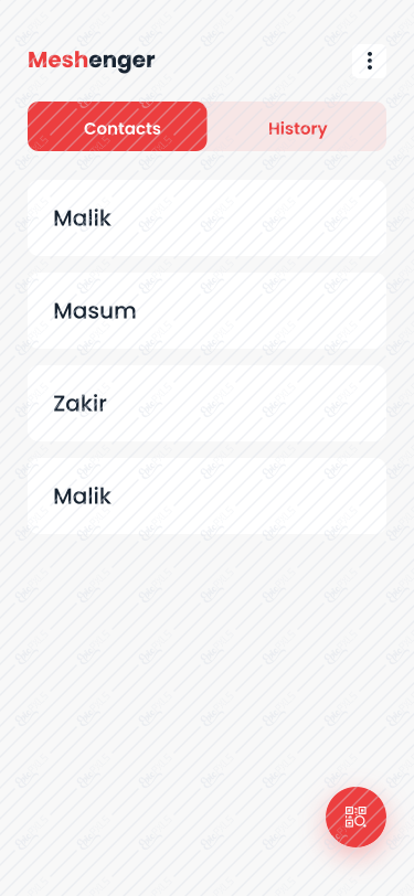 Contacts Screen