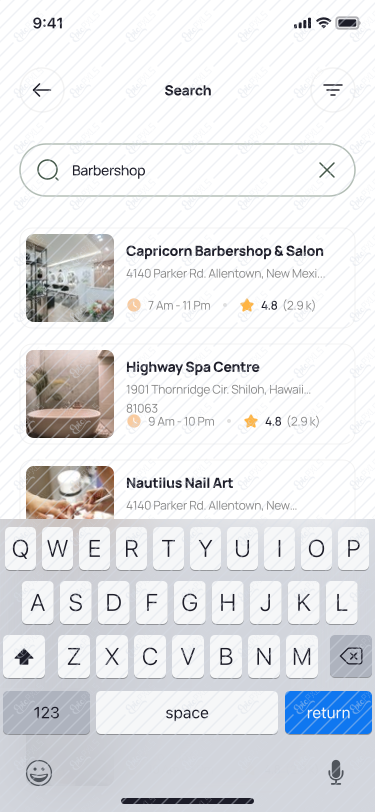 Search - Typing