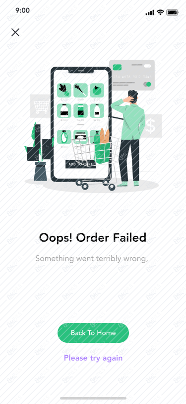 47 Order Failed