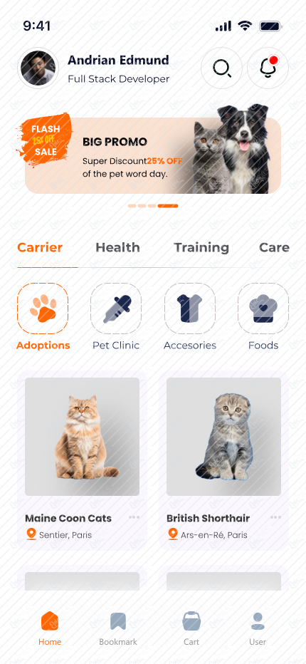 Home App - Adoptions